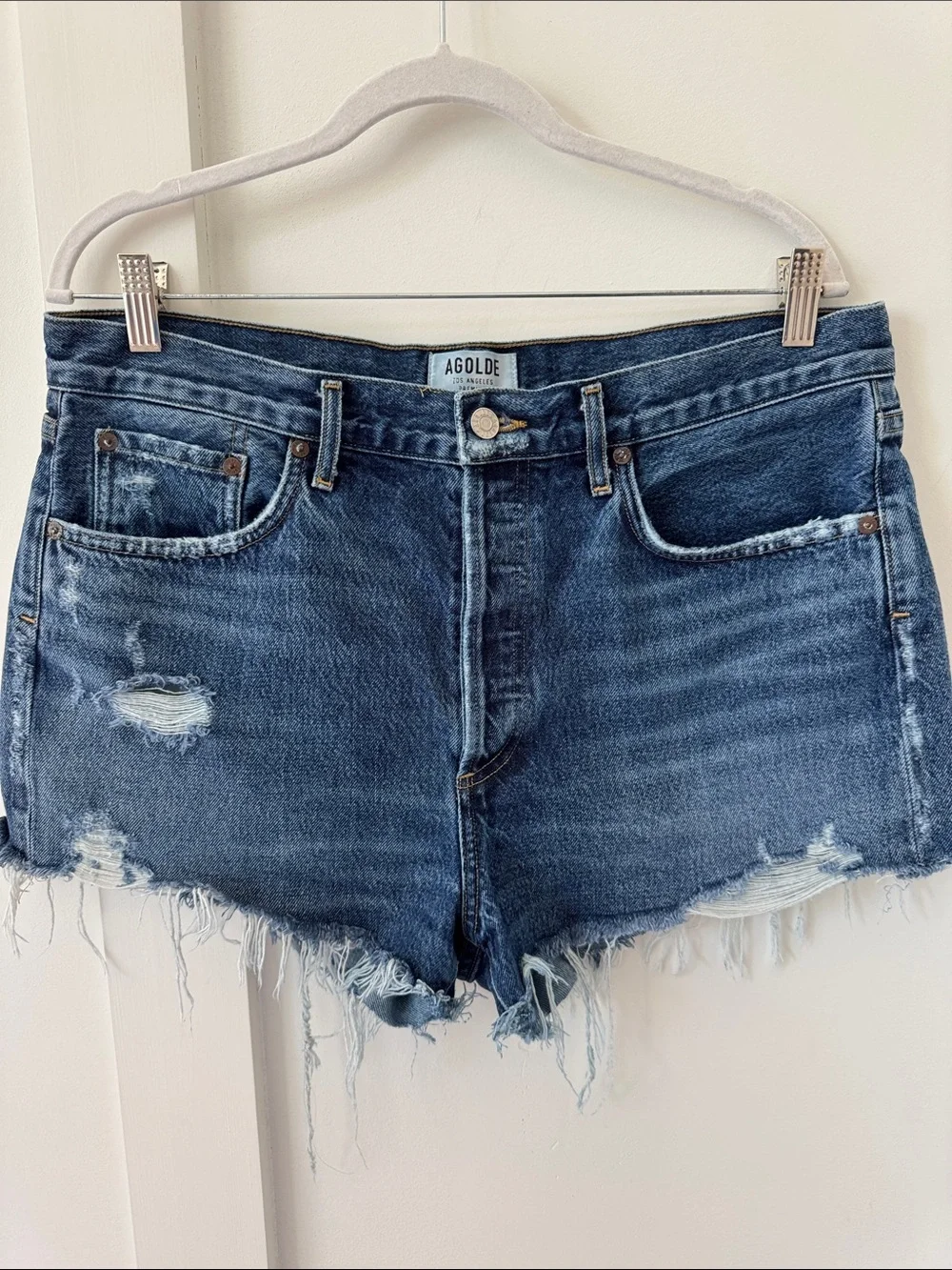 Agolde Blue denim Shorts Size 30